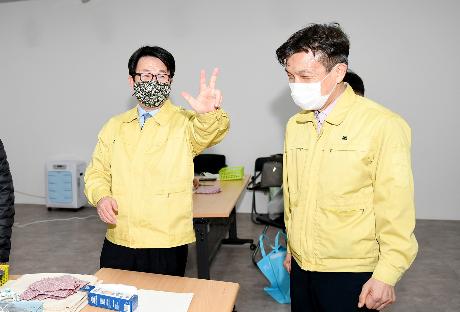 파주지속가능발전협의회 파주사랑 수제 마스크 제작 현장 방문(2020. 03. 27)_5