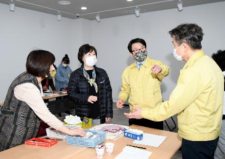 파주지속가능발전협의회 파주사랑 수제 마스크 제작 현장 방문(2020. 03. 27)_6