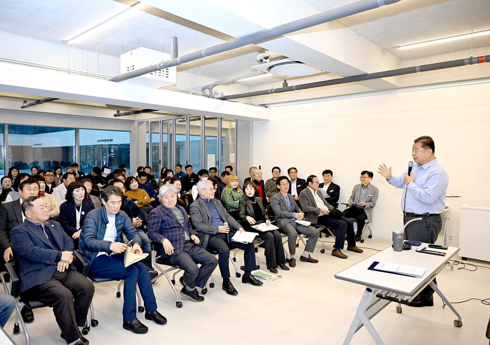 파주시산악연맹 이동시장실 