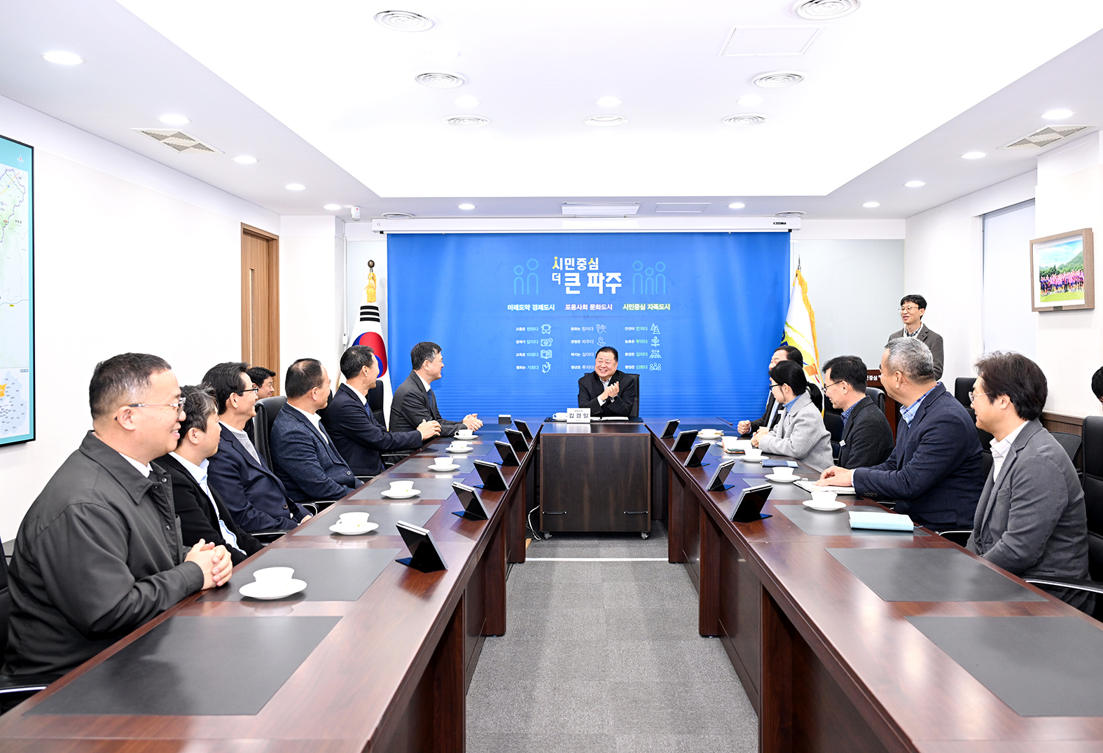 환경기초시설 운영사 이웃돕기 성금 기탁식 