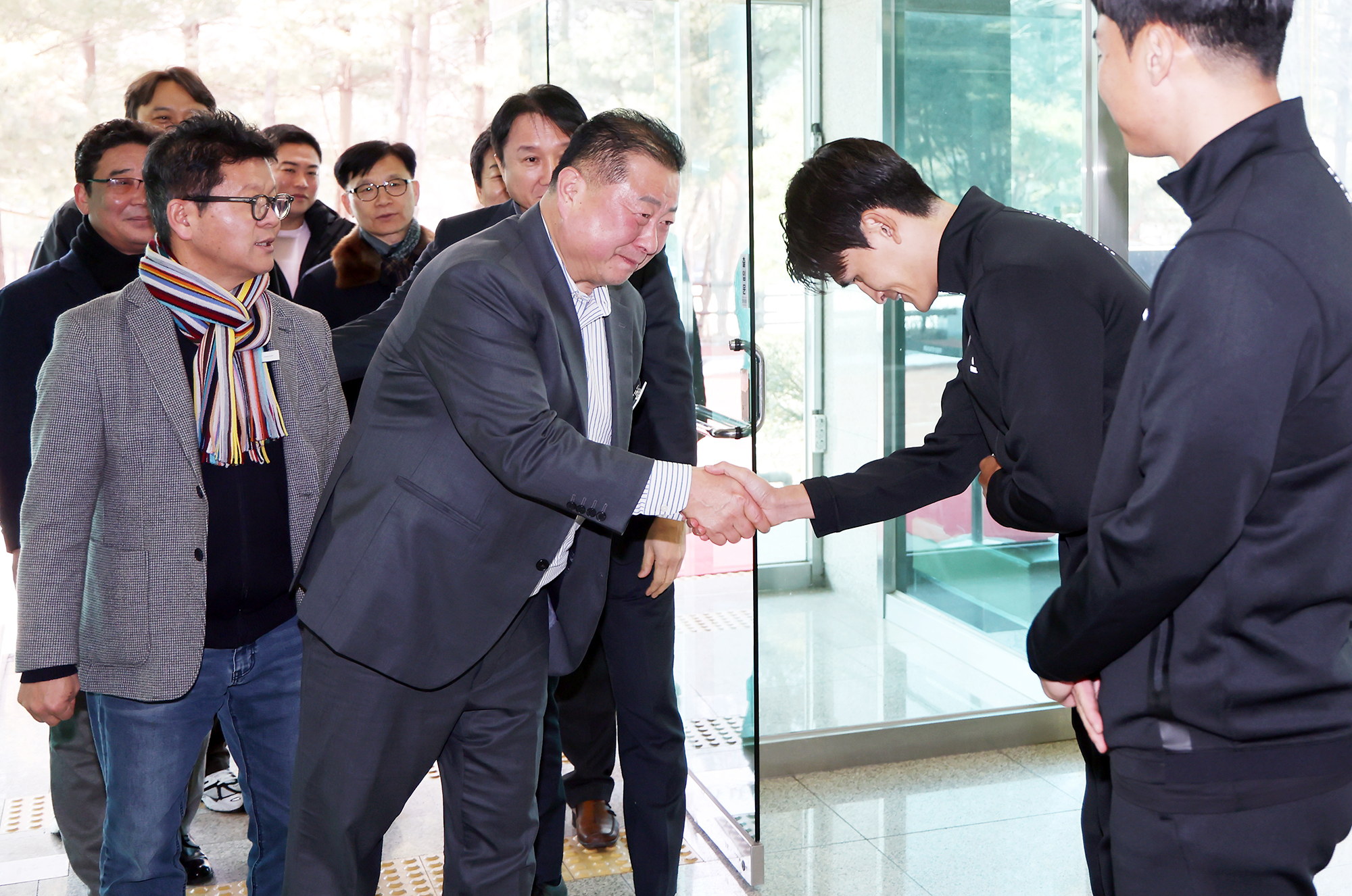 파주프런티어FC 전지훈련 출정 구단주 격려방문