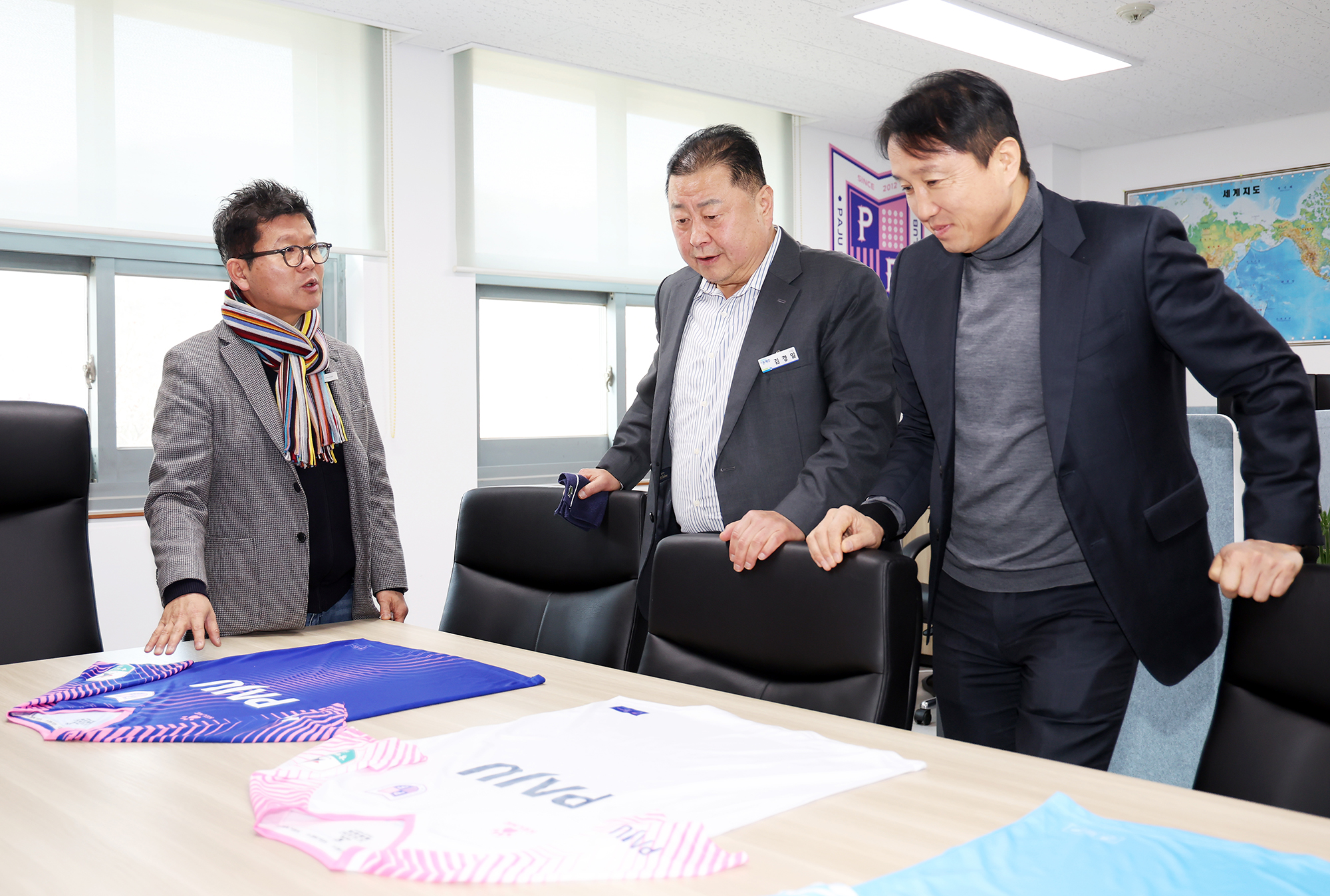 파주프런티어FC 전지훈련 출정 구단주 격려방문