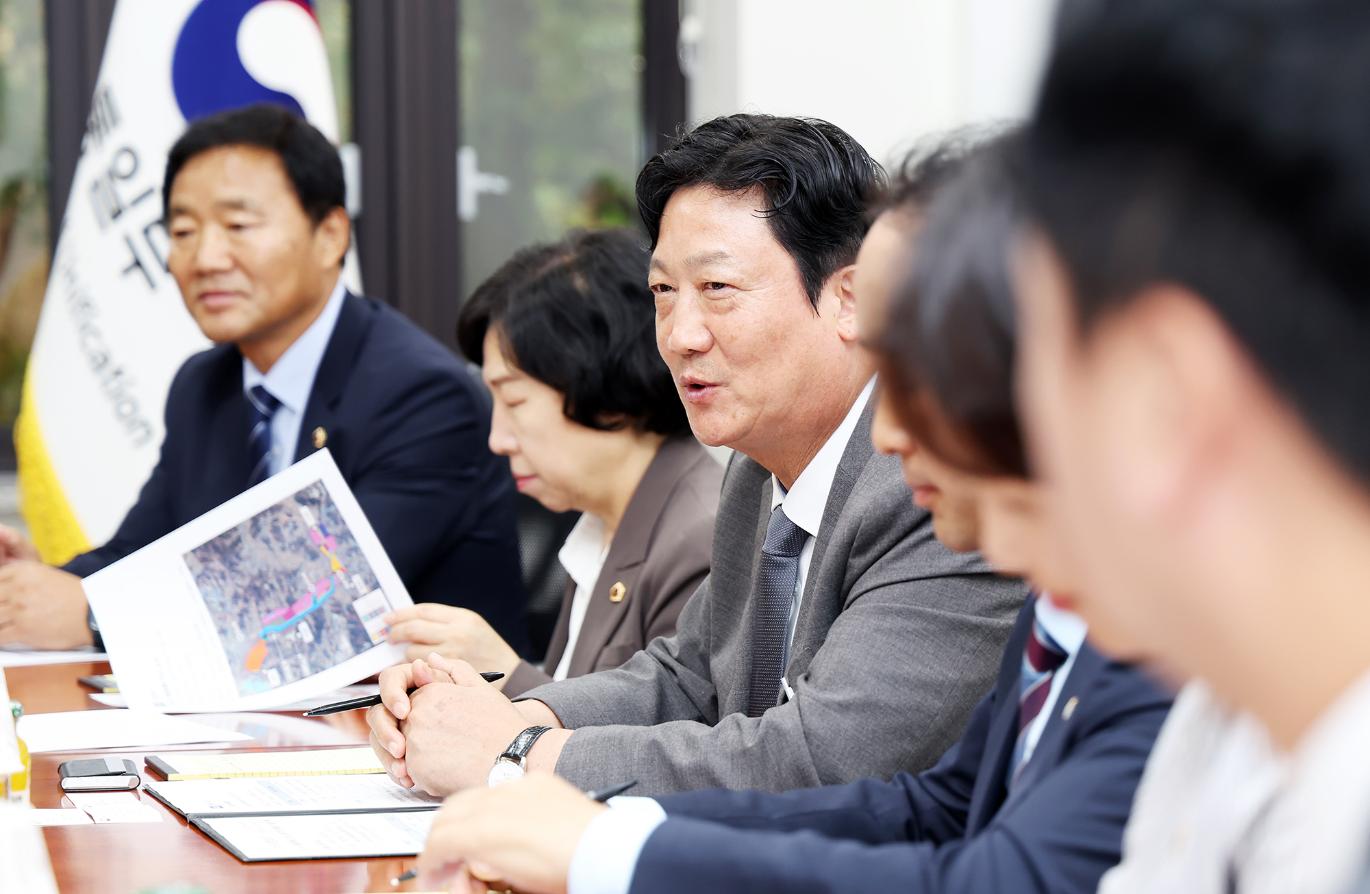 공동건의문 통일부 전달