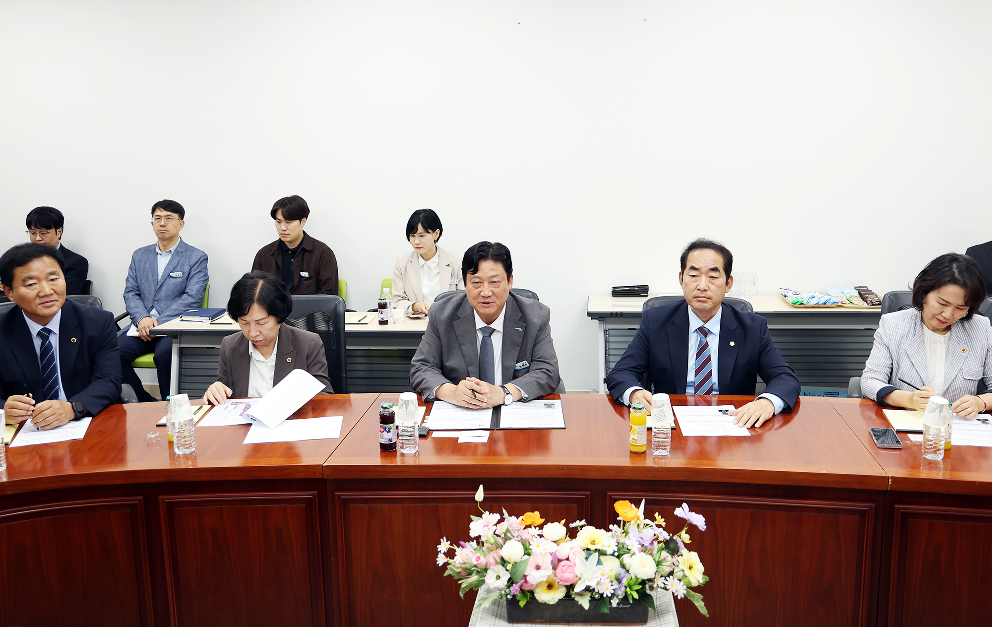 공동건의문 통일부 전달