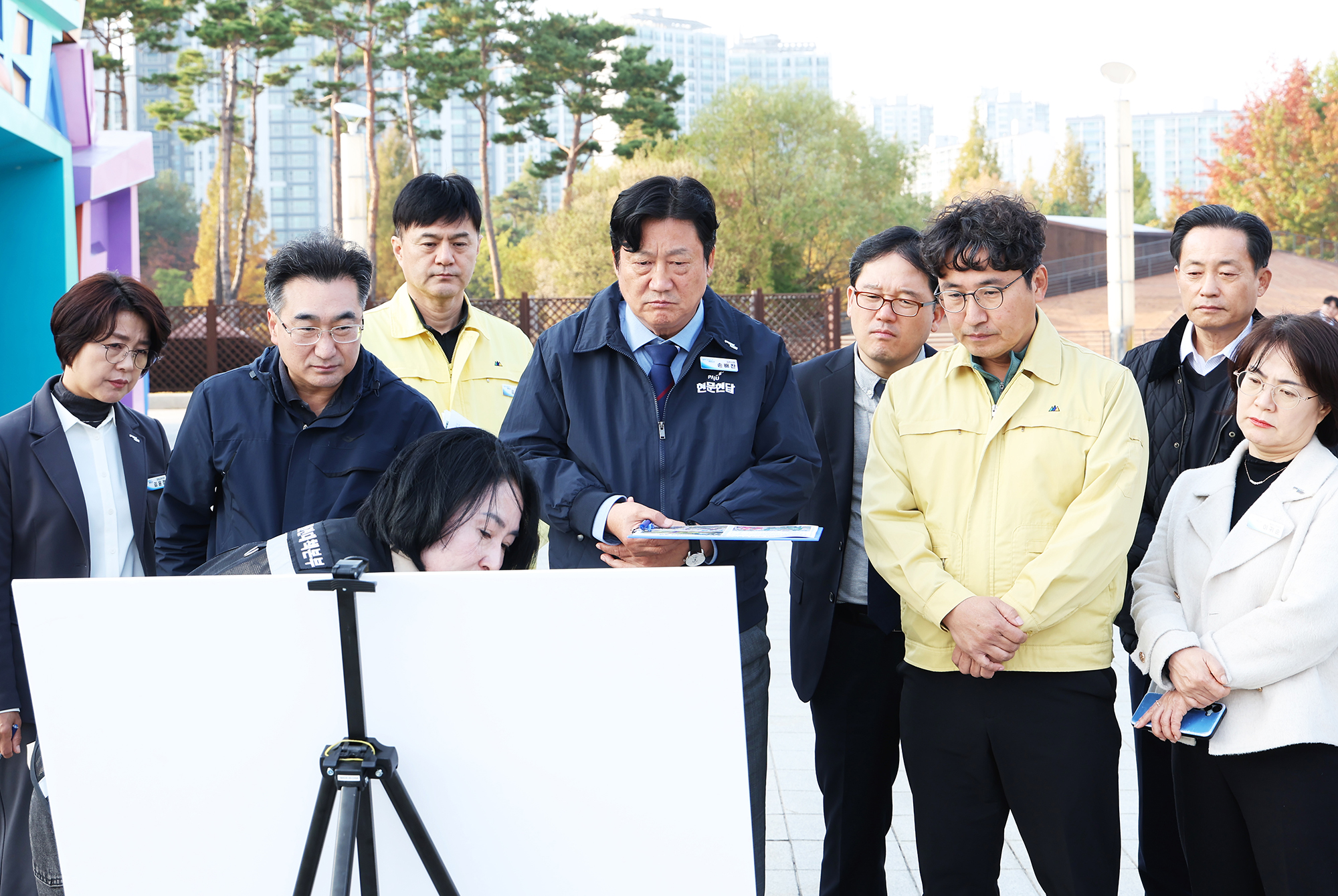 운정호수공원 불꽃축제 현장 점검
