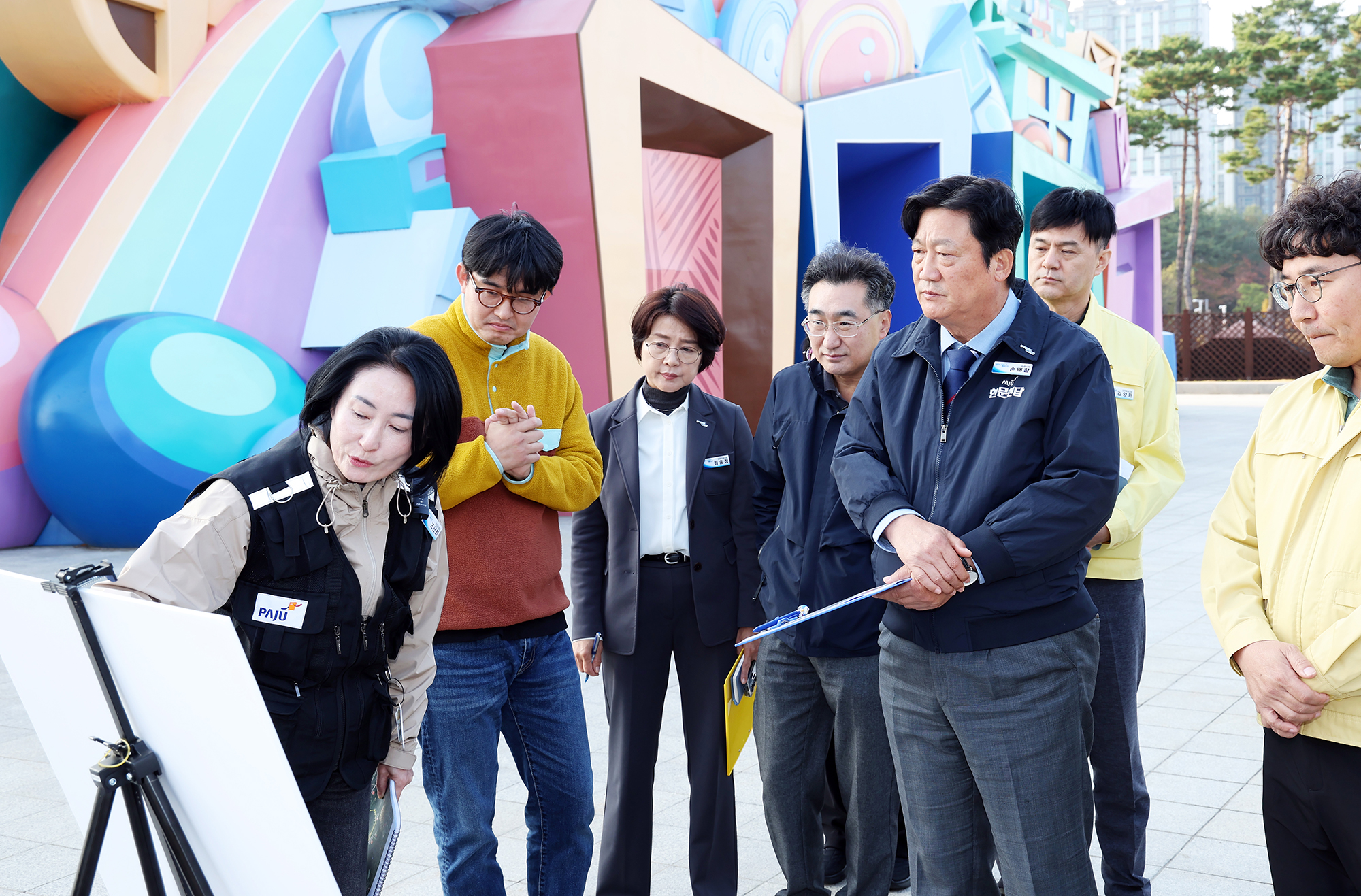 운정호수공원 불꽃축제 현장 점검