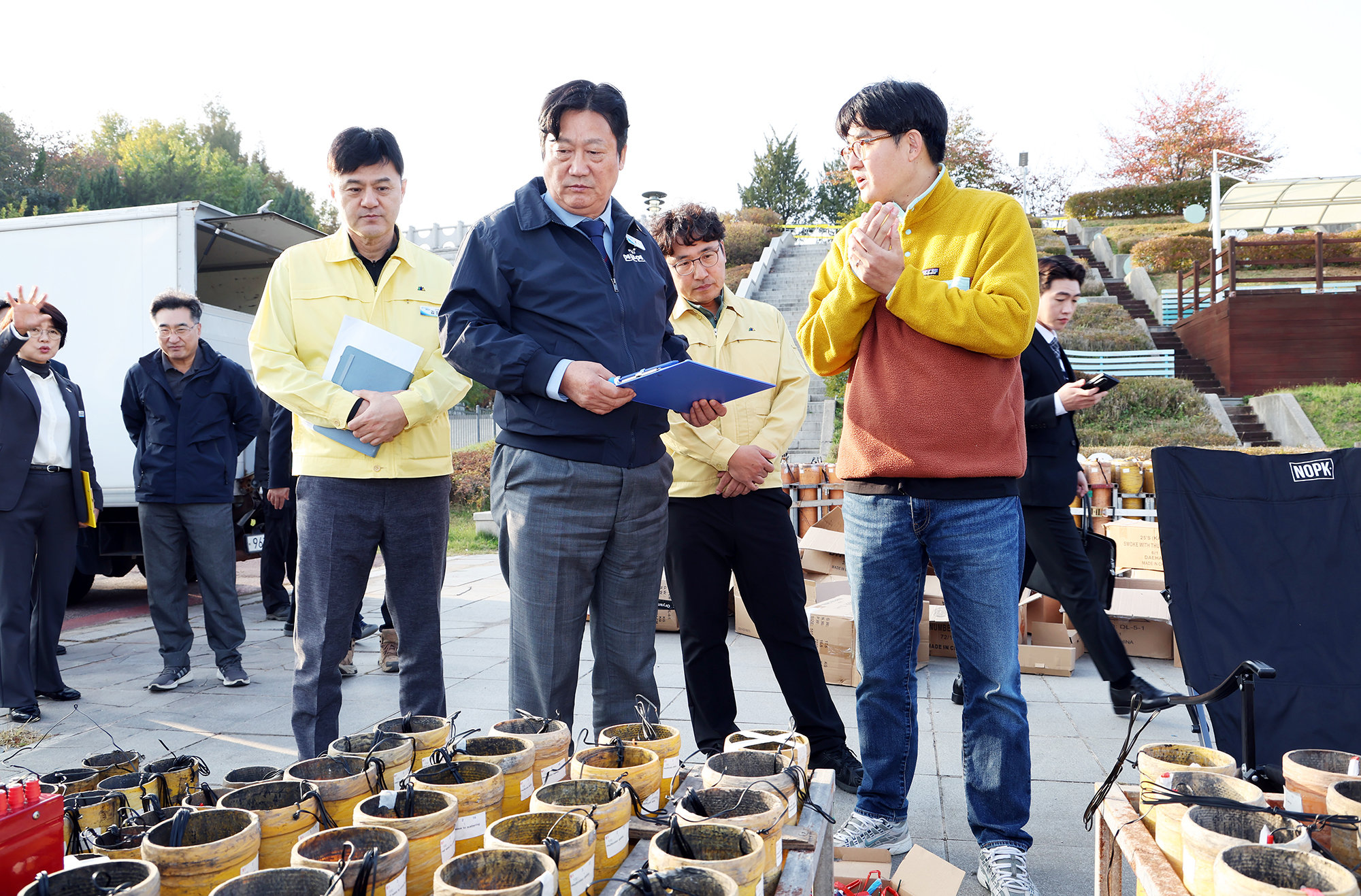 운정호수공원 불꽃축제 현장 점검