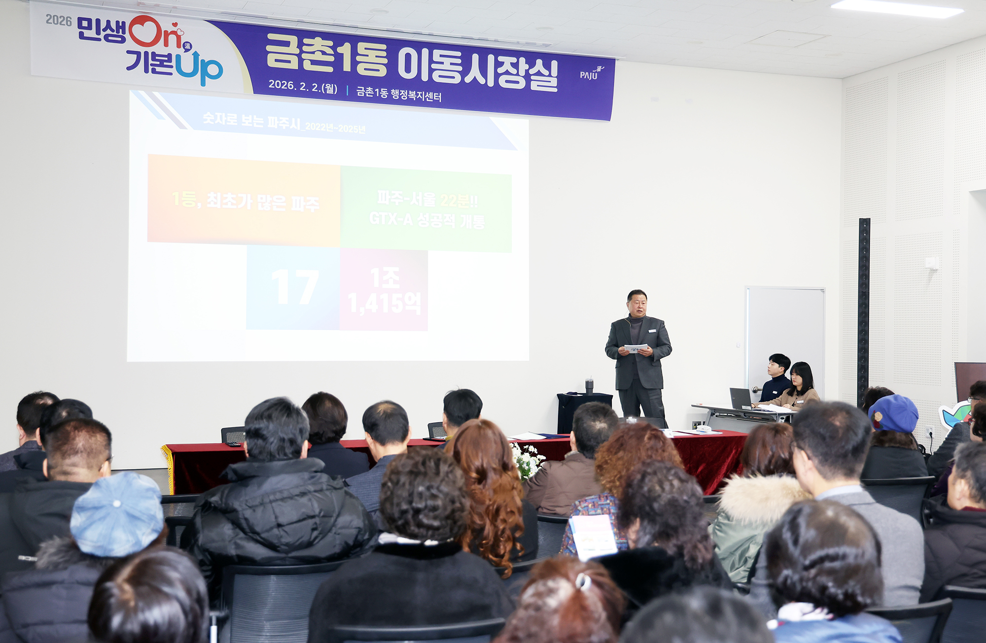 금촌1동 시정운영계획 설명회 및 이동시장실