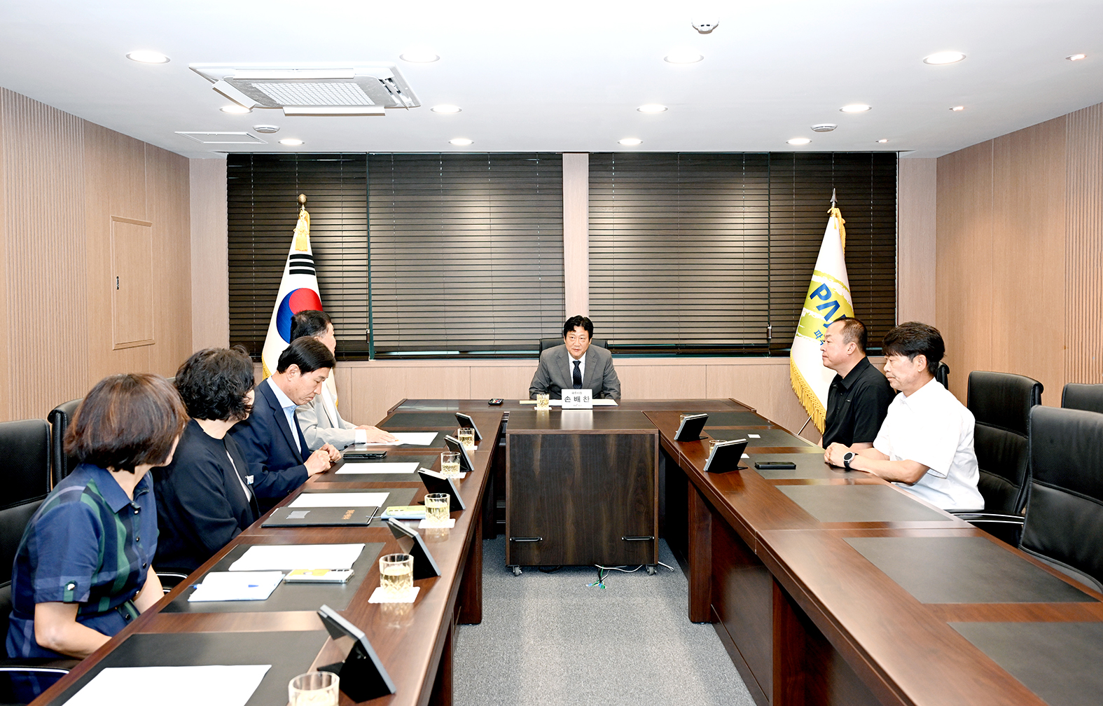 동산 아이앤지 화재피해 가구를 위한 이웃돕기 성금전달