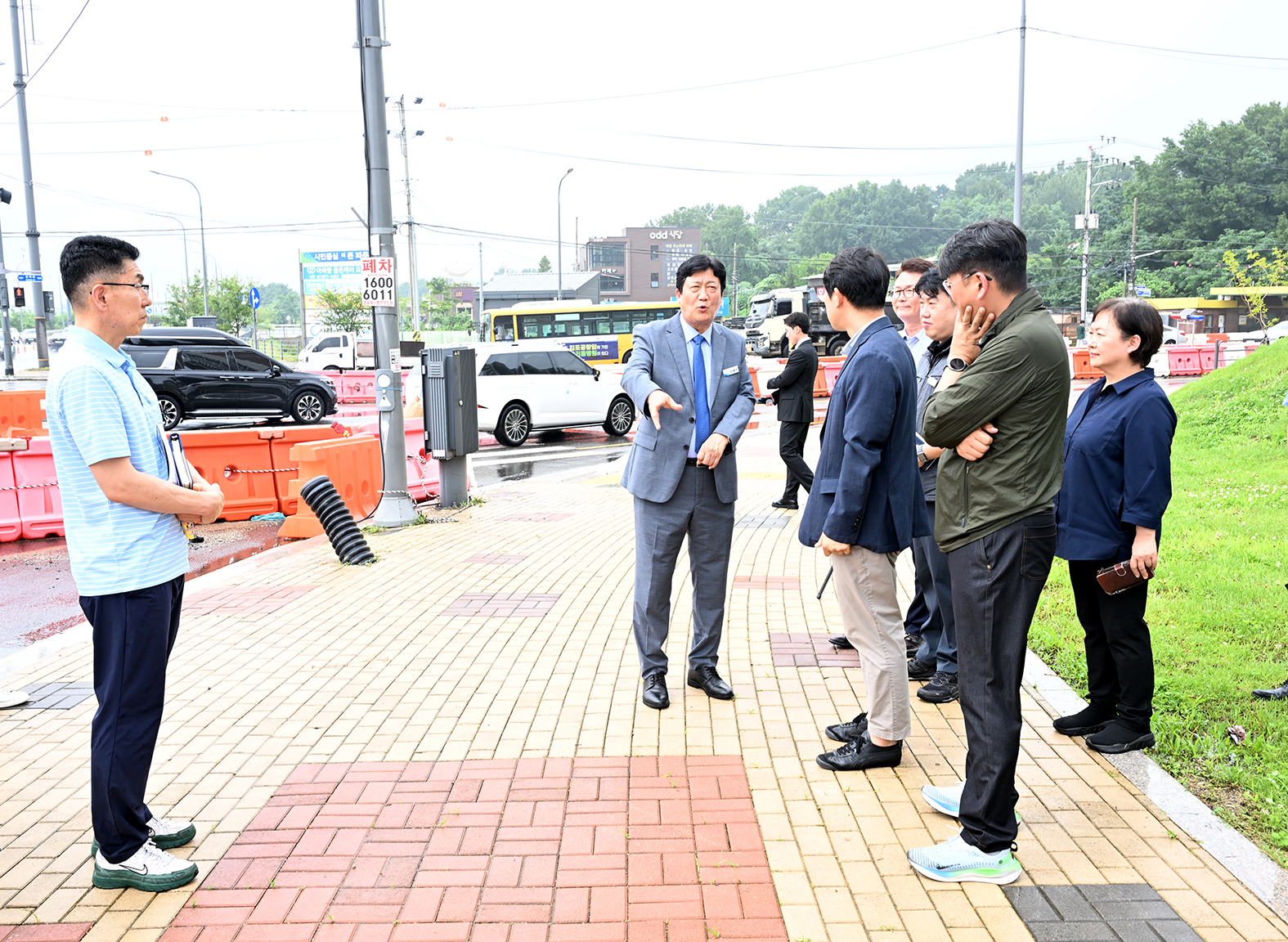 오도~청석교차로 확장사업 현장확인