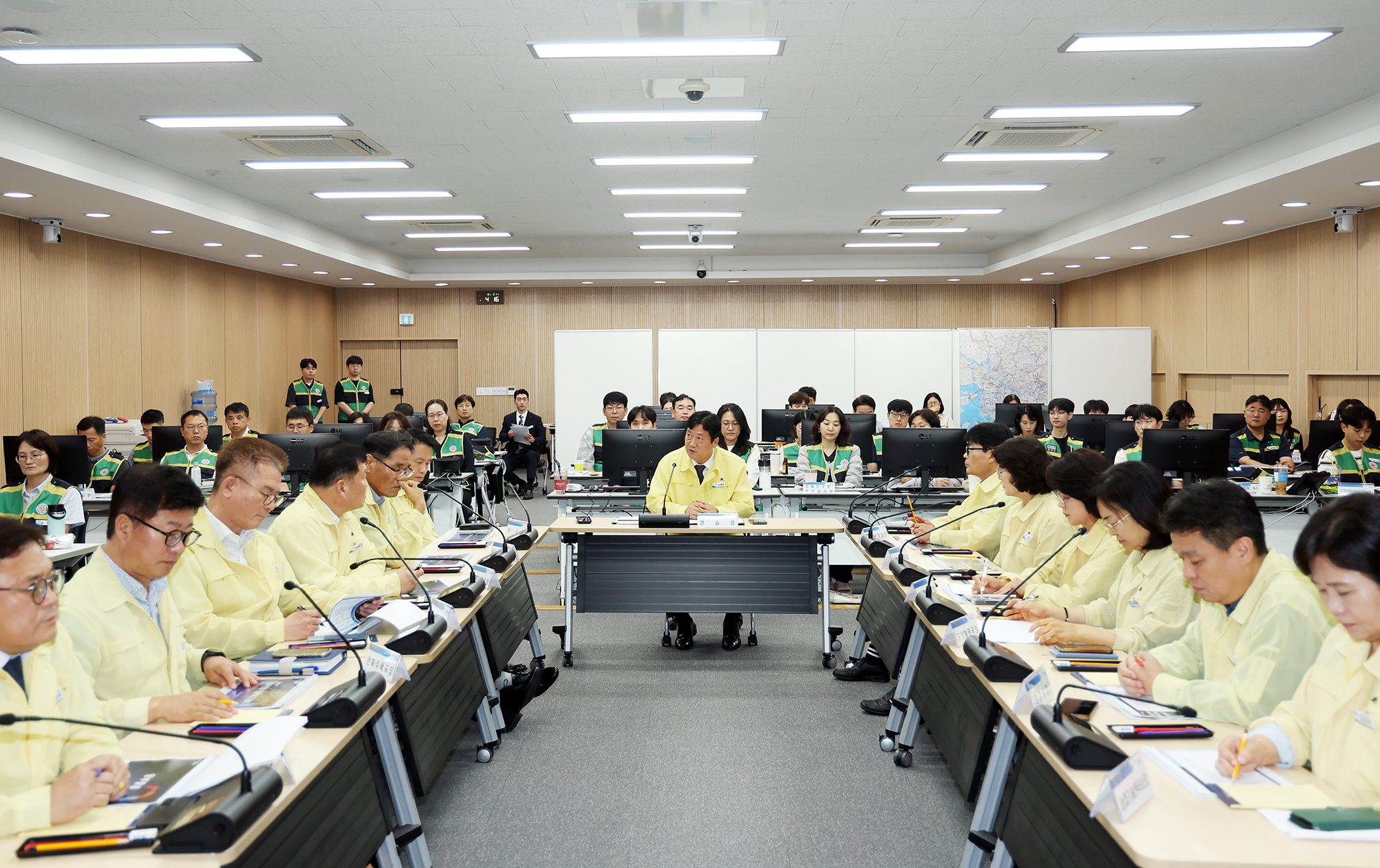 을지연습 강평보고 회의