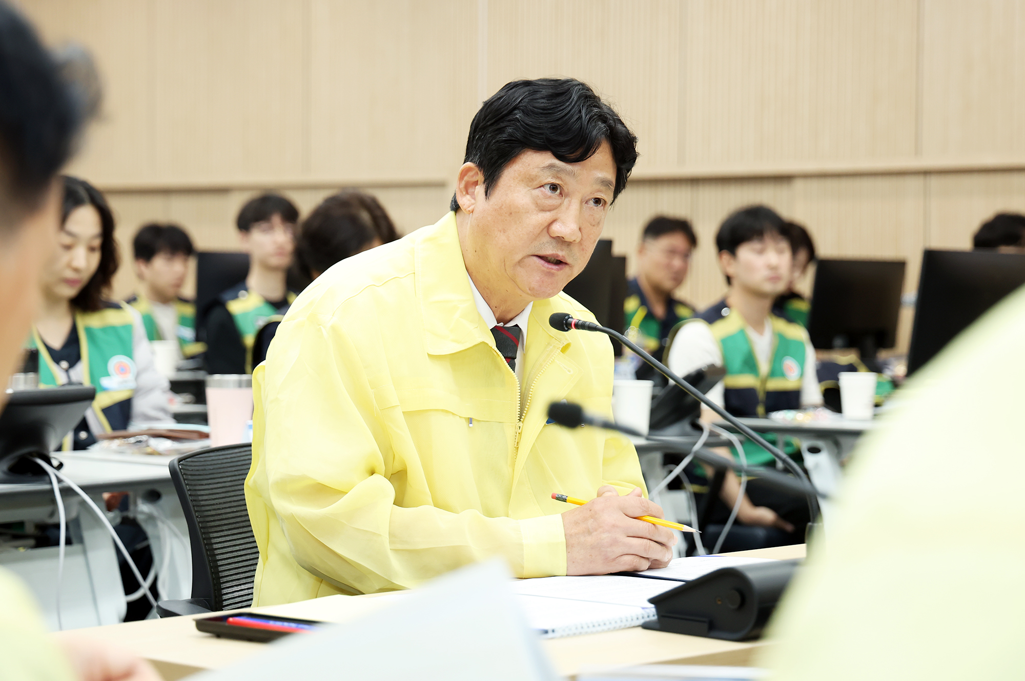 을지연습 강평보고 회의