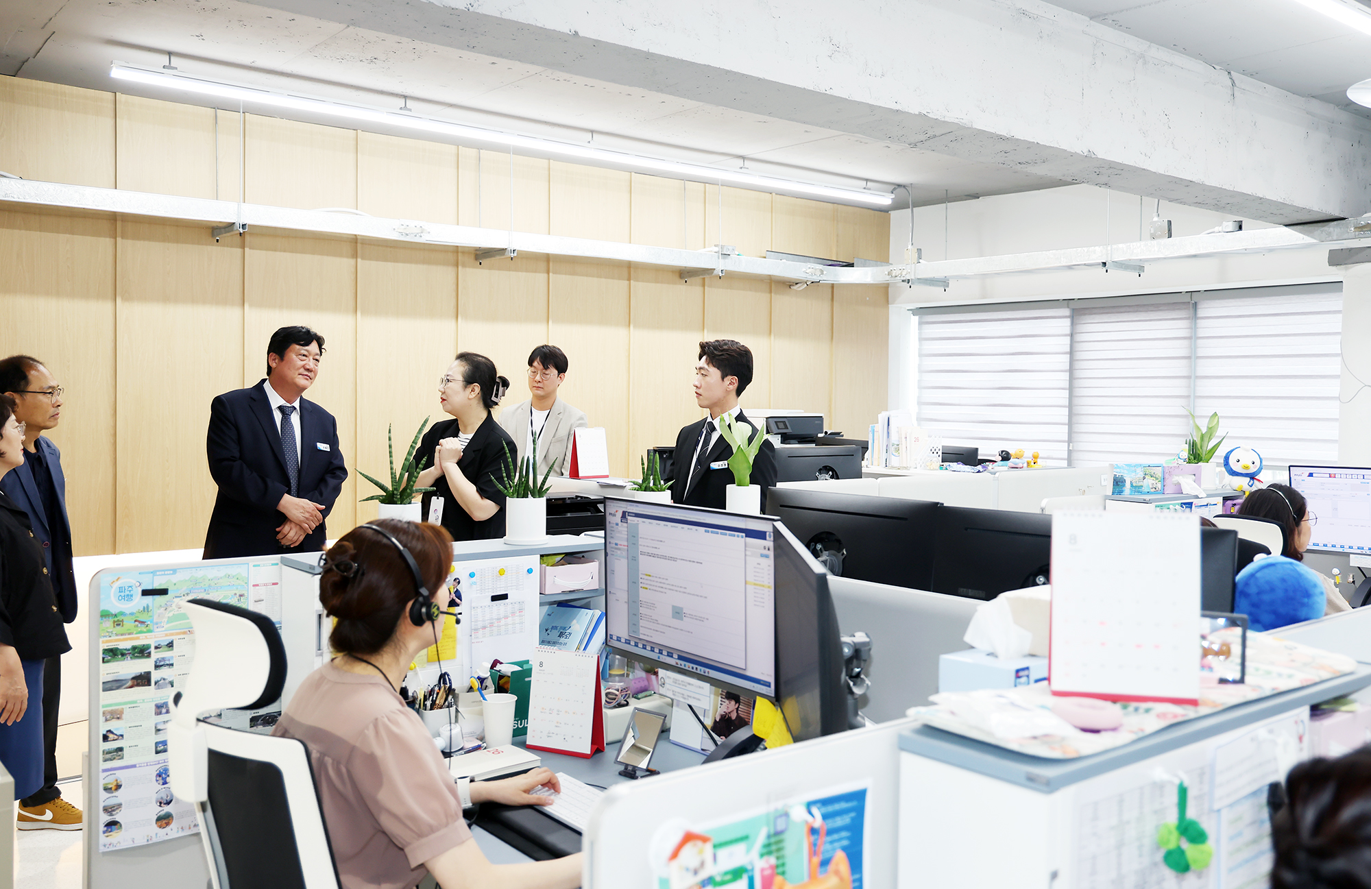 민원콜센터 직원 격려