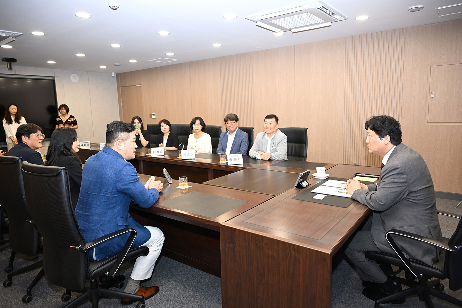 경기도 사회복지종사자 처우개선 정책평가 A등급 인증패 전달 