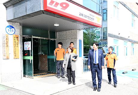 추석 명절 파주소방서 교하,운정119안전센터 방문 (2026. _6