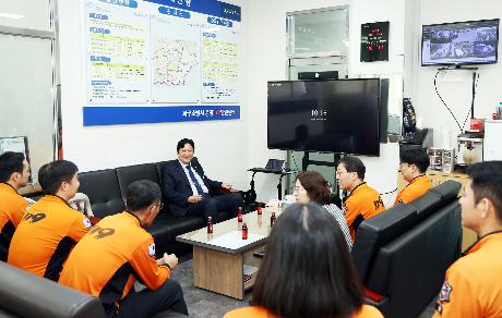 추석 명절 파주소방서 교하,운정119안전센터 방문 (2026. _9