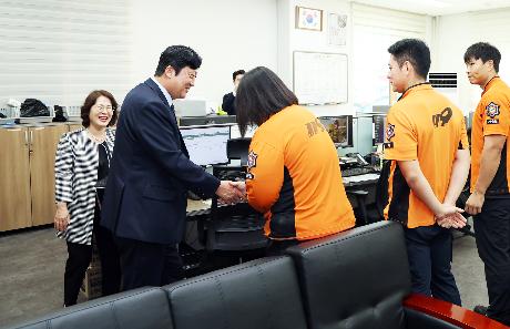추석 명절 파주소방서 교하,운정119안전센터 방문 (2026. _7